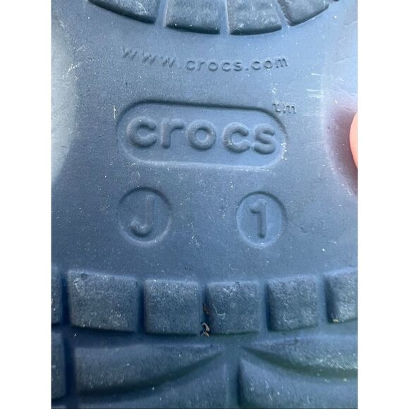 Crocs Kids' Baya Clog Navy Sz 1 Youth - Picture 8 of 8